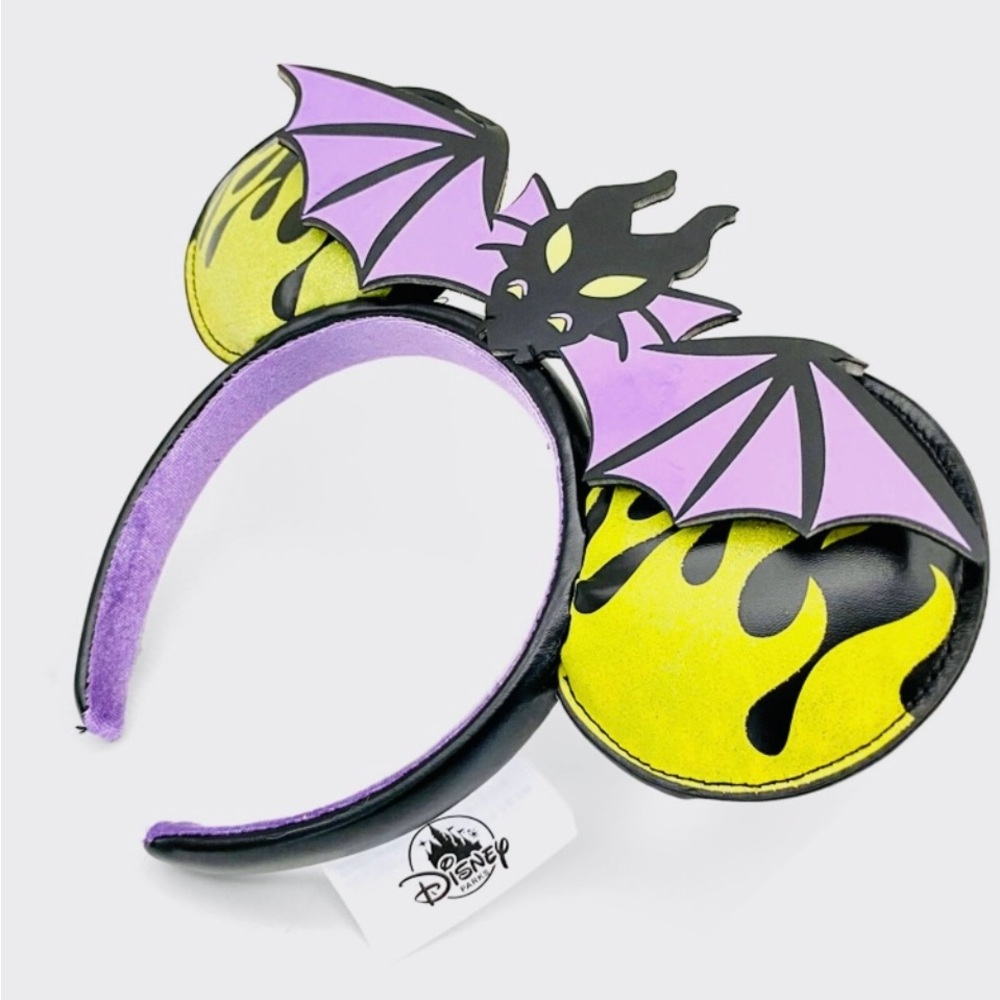 Disney Maleficent Ears Headband - Black Purple